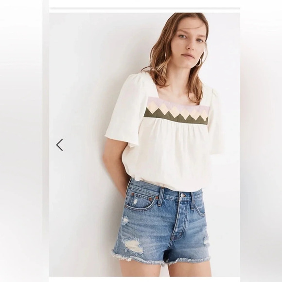 Madewell Relaxed cutoff  Denim Shorts in Homecrest Wash: size 30 coastal Cowgirl - Picture 2 of 13